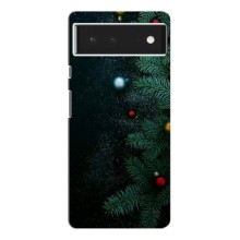 Чохол новорічна ялинка на Google Pixel 6 (Ялинка)