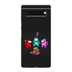 Чехол Амонг Ас для Google Pixel 6 (AlphaPrint)