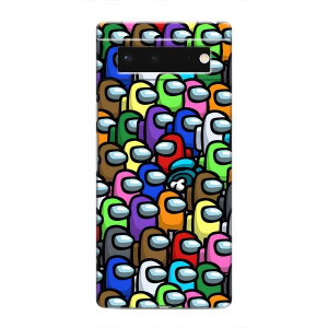 Чехол Амонг Ас для Google Pixel 6 (AlphaPrint)