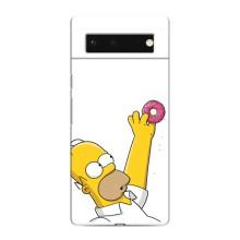 Чехол с Симпсонами для Google Pixel 6 (VPrint)