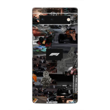 Чехол Формула1 на Google Pixel 6 – Коллаж Ф1