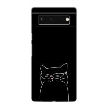 Чехол с рисунком кот на Google Pixel 6 – Равнодушный кот