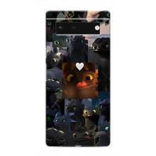 Чехол как приручить дракона на Google Pixel 6 – Дракон коллаж