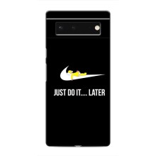 Чехол с логотипом Найк на Google Pixel 6 – Nike just do it