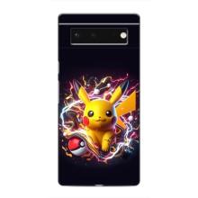 Чехол с Пикачу на Google Pixel 6 – Пикачу с мячом