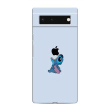 Чохол з принтом Стіч на Google Pixel 6 (Stitch apple)