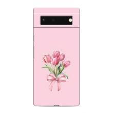 Чехол с розовым рисунком для Google Pixel 6 – Букет цветов