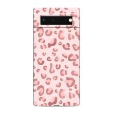 Чехол с розовым рисунком для Google Pixel 6 – Розовый леопард