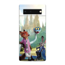 Чехол Зоотрополіс на Google Pixel 6 – Ник Джуди и змея