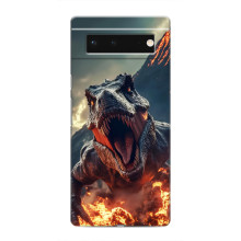 Чехол с картинкой «Хищники» для Google Pixel 6 – Динозавр