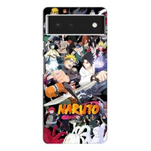 Купить Чехлы на телефон с принтом Anime для Гугл Пиксель 6 – Наруто постер