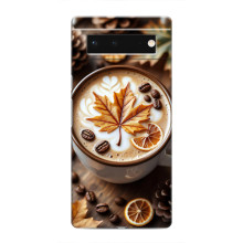 Чехол с уникальным дизайном «Осень с кофе» для Google Pixel 6 – Пряный кофе