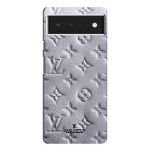 Текстурный Чехол Louis Vuitton для Гугл Пиксель 6 (Белый ЛВ)