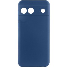 Чехол Silicone Cover Lakshmi Full Camera (A) для Google Pixel 6a – Синий