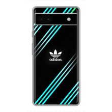 Чехлы Адидас для Google Pixel 6a (AlphaPrint) (Адидас с полосами)