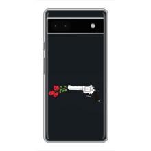 Чехлы (ART) Цветы на Google Pixel 6a (VPrint) (Неожиданные цветы)