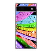 Чехлы (ART) Цветы на Google Pixel 6a (VPrint) (Семицветик)