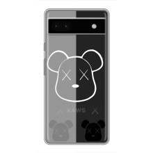 Чохли для Google Pixel 6a - Bearbrick Louis Vuitton (PREMIUMPrint) (БеарБрік очі)