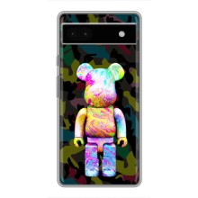 Чохли для Google Pixel 6a - Bearbrick Louis Vuitton (PREMIUMPrint) (Яскравий Bearbrick)