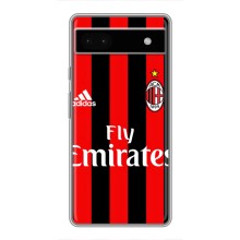 Чехлы для Google Pixel 6a (VPrint) - Футбольные клубы (Milan)