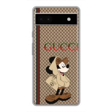 Чехлы ГУЧЧИ для Гугл Пиксель 6а (AlphaPrint) (Mickey GUCCI)