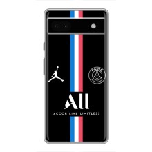 Чехлы PSG для Google Pixel 6a (AlphaPrint) (футболка ПСЖ)