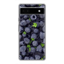 Чехлы с Фруктами для Google Pixel 6a (VPrint) (Ежевика)