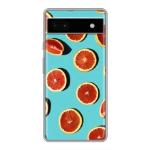 Чехлы с Фруктами для Google Pixel 6a (VPrint) (Грейпфрут)