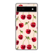 Чехлы с Фруктами для Google Pixel 6a (VPrint) (Вишня)