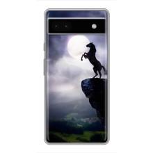 Чехлы с изображением разных животных для Google Pixel 6a (Лошадь)