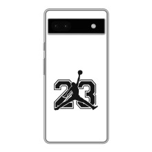 Чехлы для Google Pixel 6a - с картинкой JORDAN (AlphaPrint) (Jordan 23)
