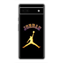 Чехлы для Google Pixel 6a - с картинкой JORDAN (AlphaPrint) (Jordan Gold)