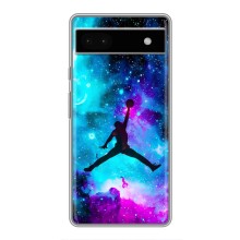 Чехлы для Google Pixel 6a - с картинкой JORDAN (AlphaPrint) (Яркий Джордан)