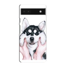 Чохол з Хаскі Google Pixel 6a - (AlphaPrint) (Хаскі улибака)