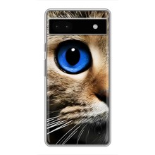 Чехлы с Котиками для Google Pixel 6a (VPrint) (Глаз кота)
