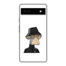 Чехлы с Обезьянами NFT для Google Pixel 6a (AlphaPrint) (обезьяна NFT Adidas)