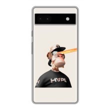 Чехлы с Обезьянами NFT для Google Pixel 6a (AlphaPrint) (обезьяна NFT в очках)