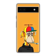 Чехлы с Обезьянами NFT для Google Pixel 6a (AlphaPrint) (Скучающая Обезьяна NFT)