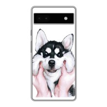 Чохли з собаками для Google Pixel 6a (VPrint) (Радісний Хаскі)