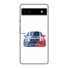 Чехол BMW для Гугл Пиксель 6а – BMW на белом