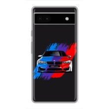 Чехол BMW для Гугл Пиксель 6а – Цветная БМВ