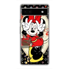 Чохол Disney Mouse Google Pixel 6a (PREMIUMPrint) (Мінні peace)