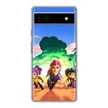 Чехол для Google Pixel 6a Бравл Старс (VPrint)