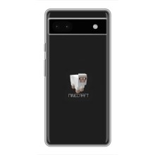 Чехол Майнкрафт на Google Pixel 6a (AlphaPrint) Minecraft (Овечка Майнкрафт)
