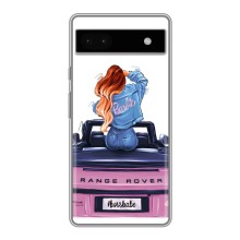 Чехол с печатью для Google Pixel 6a - (Мода) (AlphaPrint) (На машине)