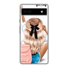Чехол с печатью для Google Pixel 6a - (Мода) (AlphaPrint) (Путешествие)