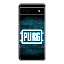 Чеjхол PUBG для Гугл Пиксель 6а (AlphaPrint) (Лого PUBG)