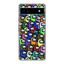 Чехол Амонг Ас для Google Pixel 6a (AlphaPrint) (Убит)