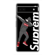 Чехол для Google Pixel 6a с картинкой Supreme (AlphaPrint)