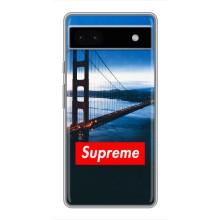 Чехол для Google Pixel 6a с картинкой Supreme (AlphaPrint)